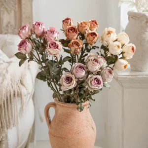Rosa Blanc Mariclò Florileggio 43 cm