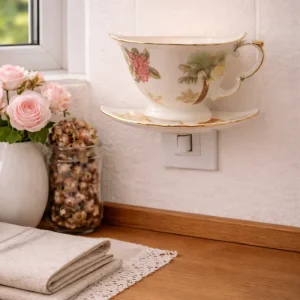 Lampada notturna Tazza in porcellana
