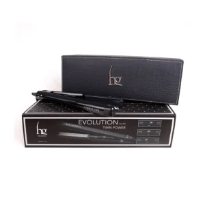 Hg Piastra per capelli Evolution Twin Power Black