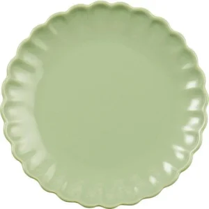Piatto in ceramica con bordo ondulato Mynte -Ib laursen
